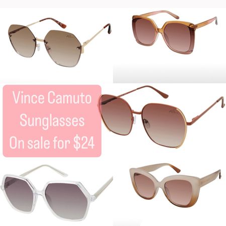 Vince camuto sunglasses on sale for $24 #sunglasses #swim 

#LTKswim #LTKunder50 #LTKsalealert