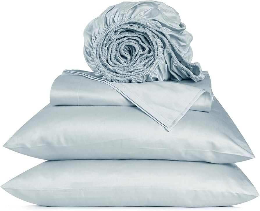 URBANHUT 800 Thread Count Queen Size Sheets Egyptian Cotton, Long Staple, Soft & Breathable, 4 Pc... | Amazon (US)