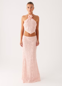 Nico Sequin Maxi Skirt - Pink | Peppermayo (Global)