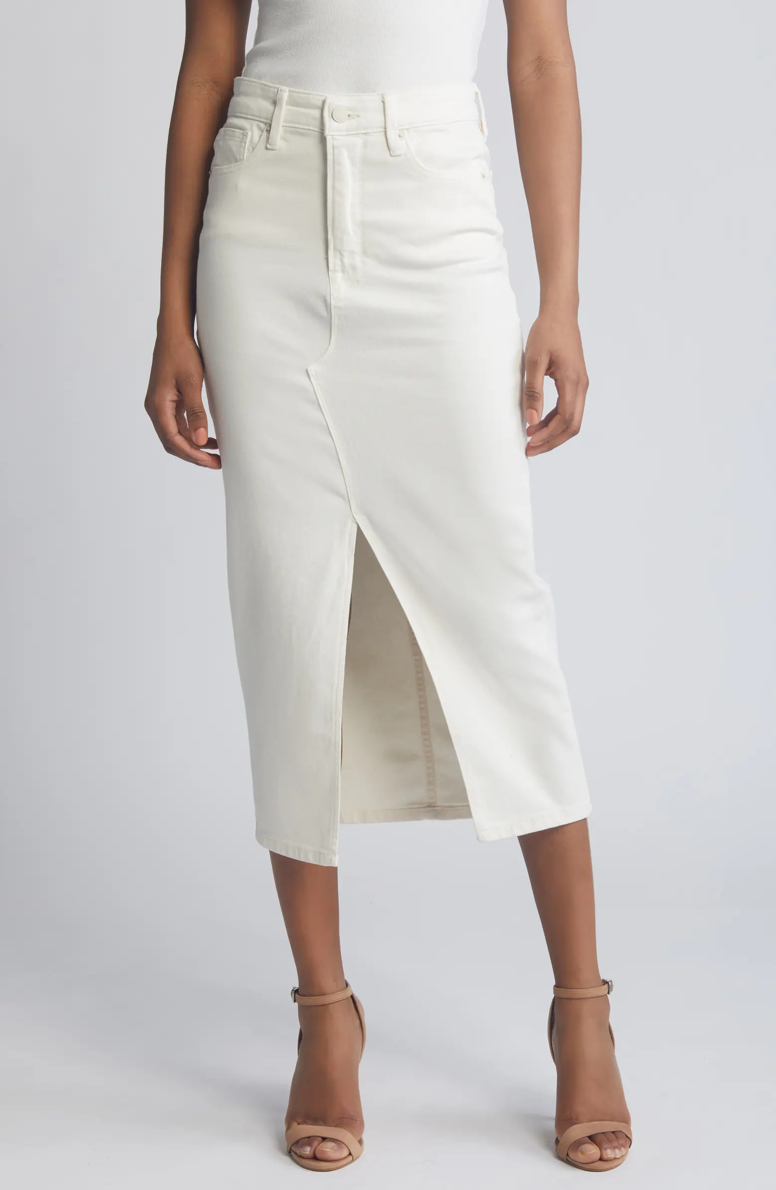 Denim Midi Skirt | Nordstrom