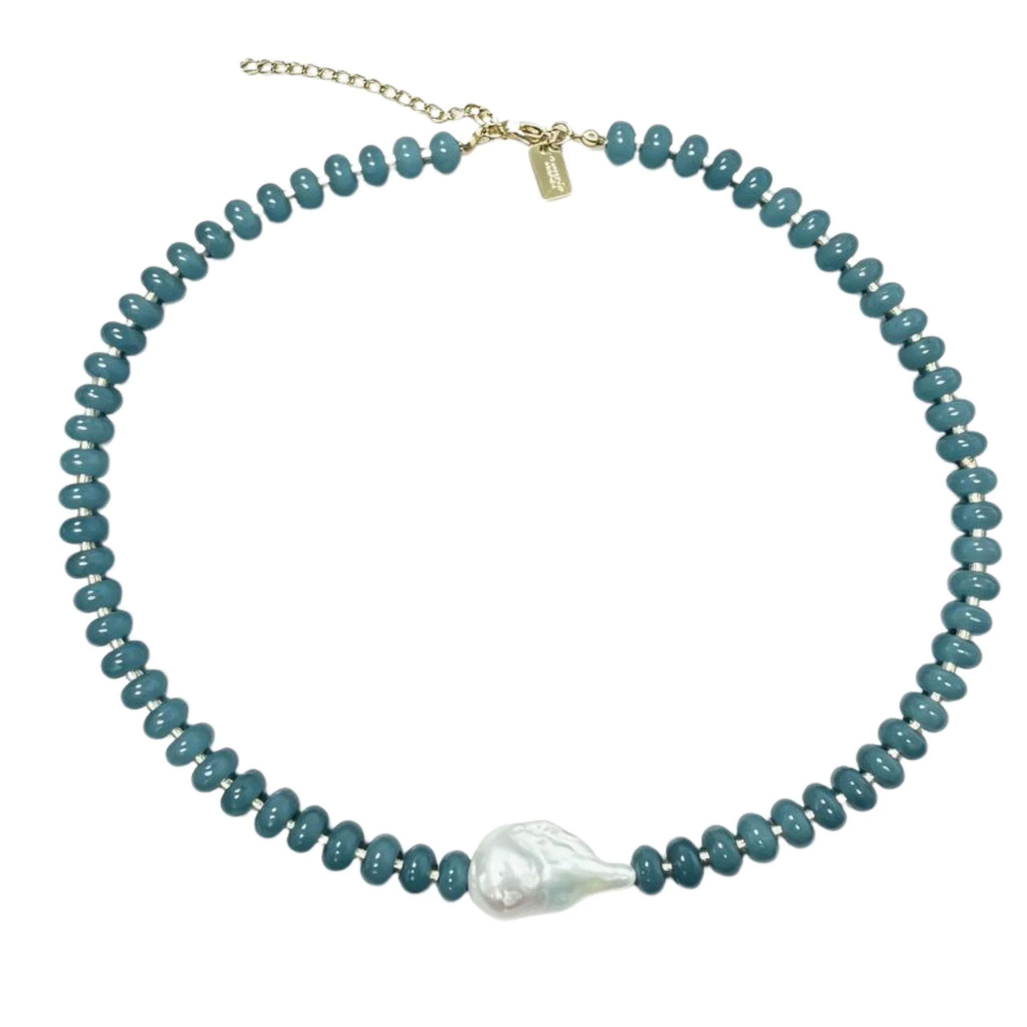 Tranquility Stone Beaded Necklace | Christina Greene LLC