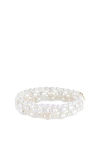 Anais Bracelet Set in Pearl | Revolve Clothing (Global)