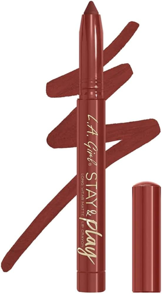 L.A. Girl Stay and Play Lip Crayon, Here for it GLC736 | Amazon (US)