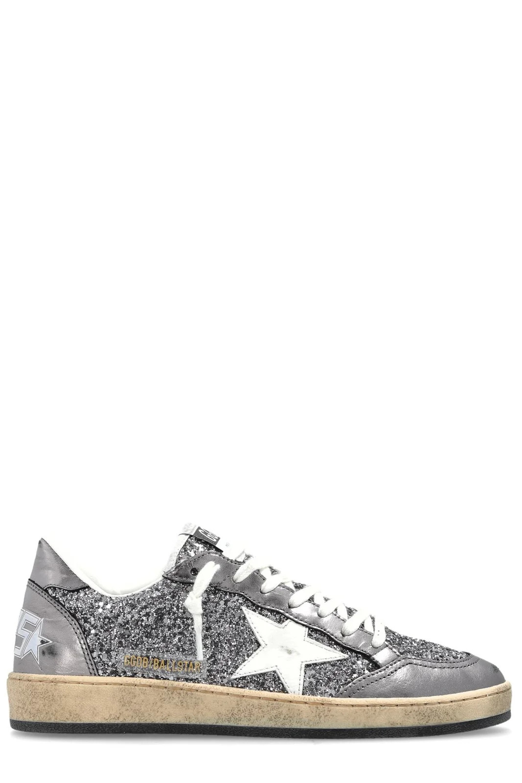 Golden Goose Deluxe Brand Ball Star Glittered Sneakers | Cettire Global