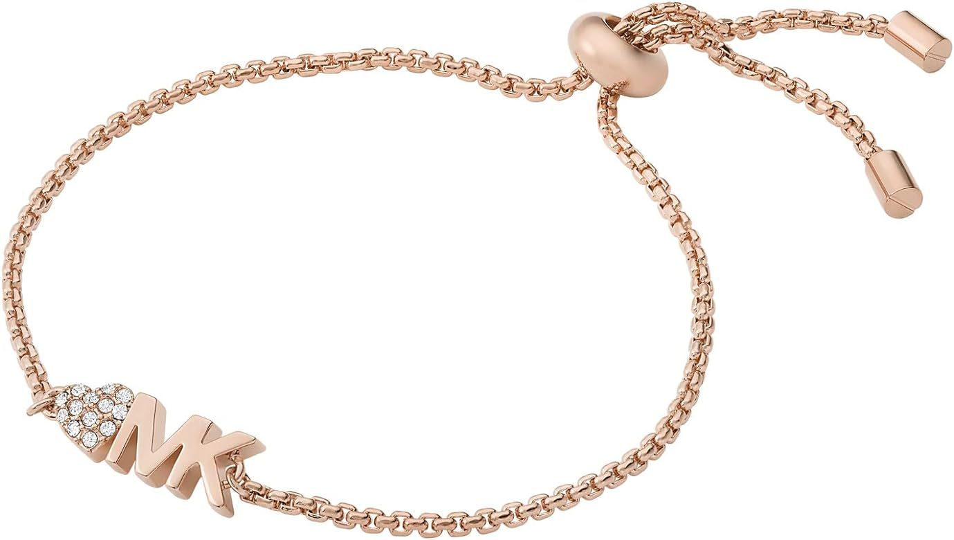 Michael Kors Women's Rose Gold-Tone Brass Chain Bracelet (Model: MKJ7975791) | Amazon (US)