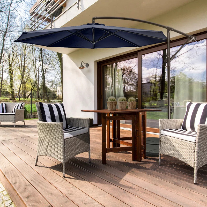 Haque 10' Cantilever Umbrella Outdoor Patio Offset Umbrella | Wayfair North America