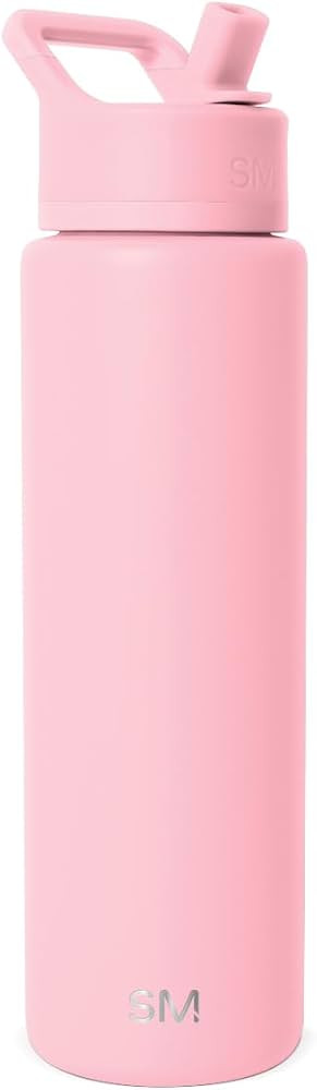 Simple Modern Water Bottle with Straw Lid | Vacuum Insulated Stainless Steel Metal Thermos | Reus... | Amazon (US)