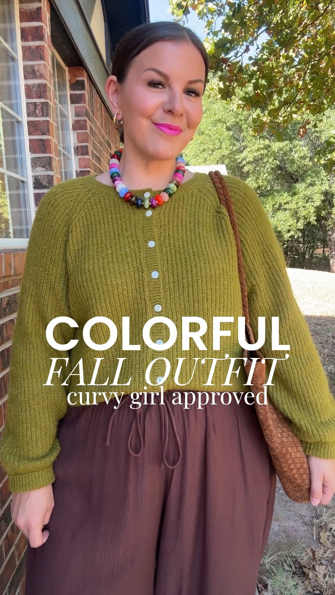 A midsize fall outfit that’s so easy you’ll wear it on repeat! 🙌🏻 Chartreuse and chocolate brown are having a moment this season and they look so good together! This would be a perfect teacher outfit or an easy outfit for busy moms. 🎉 Wearing pants in XXL with some extra room and cardigan in XL. These pieces both come in XS-4X.

#LTKootd #LTKOver40 #LTKMidsize