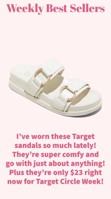 I’ve worn these Target sandals so much lately! They’re super comfy and go with just about anything! Plus they’re only $23 right now for Target Circle Week!

#LTKxTarget #LTKplussize #LTKfindsunder50