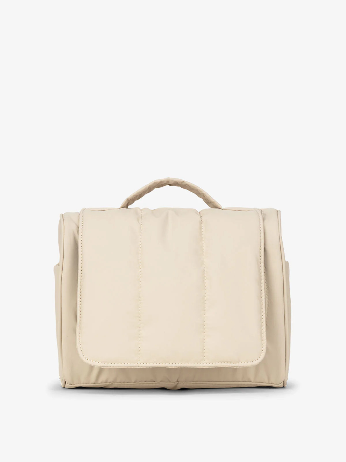 CALPAK Luka Hanging Toiletry Bag in Beige | CALPAK