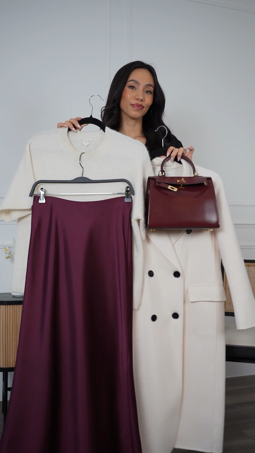 A chic but cosy Christmas Day or festive evening outfit ✨ 
 
Winter outfit, satin skirt, get ready with me 

#LTKwinter #LTKfestive #LTKstyletip