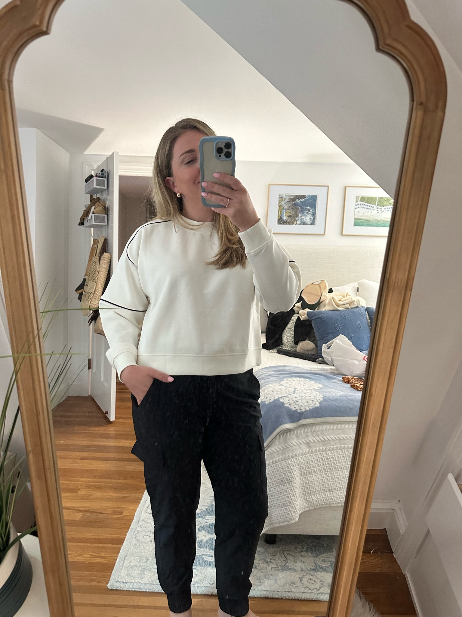 Wearing a medium in both 