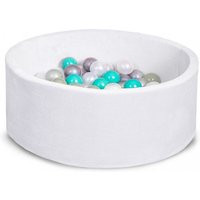 White Dry Pool Ball Pit With 200 Balls - 80x40cm/31.5x15.7"" , 100x40cm 39.4x15.7"" Baby Round Ball  | Etsy (US)