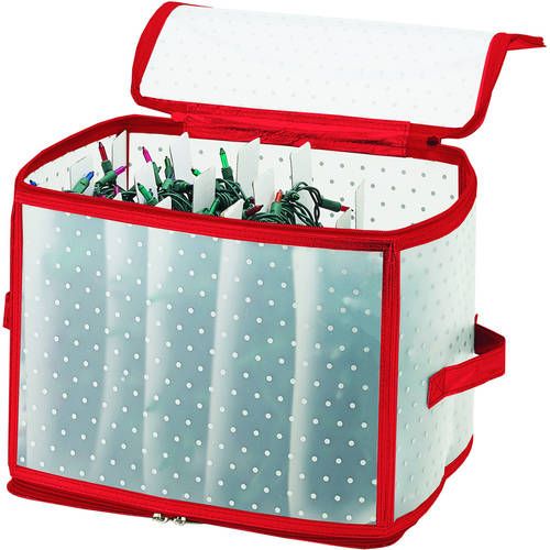 Simplify Christmas Light Organizer in Red Polypropylene - Walmart.com | Walmart (US)