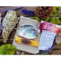 Smudging Kit  Removing Negative Energy  With Palo Santo, Sage, Amethyst Crystal  Abalone Shell smudge | Etsy (US)