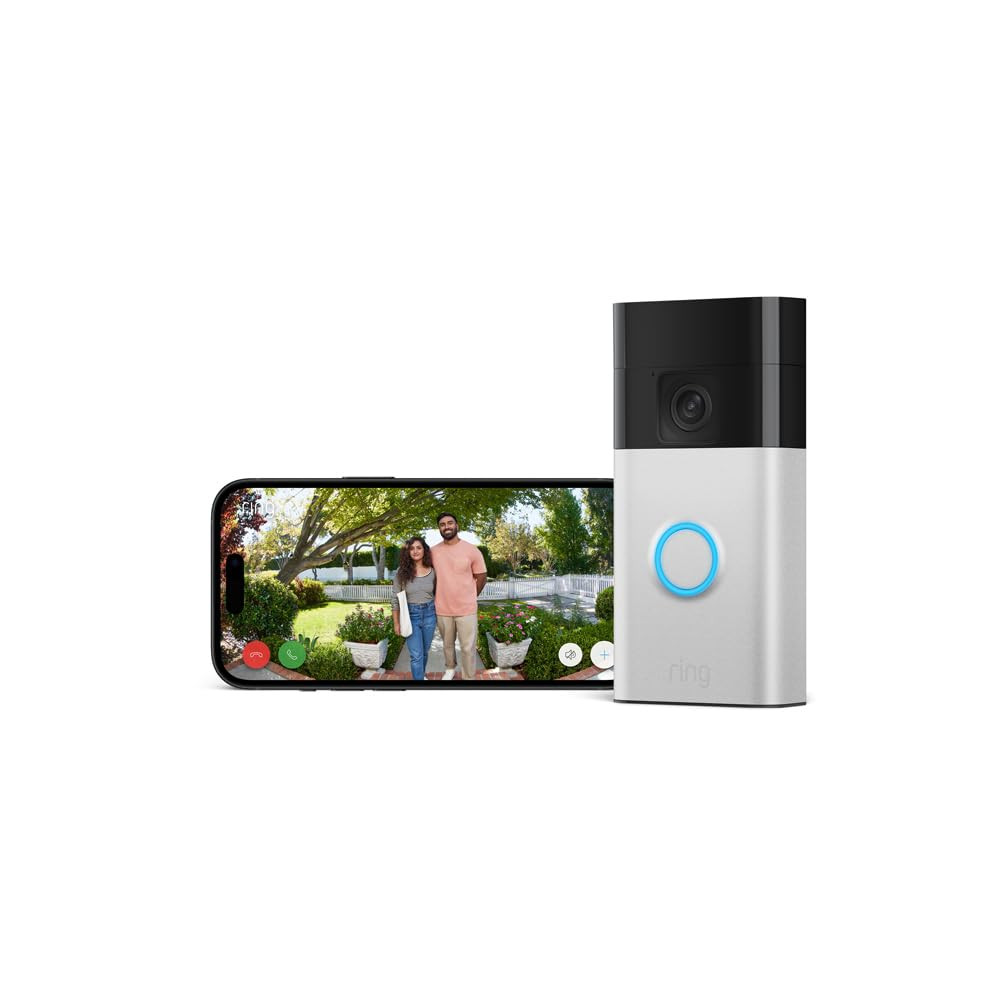 Ring Battery Video Doorbell (2024 release) | DIY Wireless Video Doorbell Camera I Head-To-Toe Vie... | Amazon (UK)