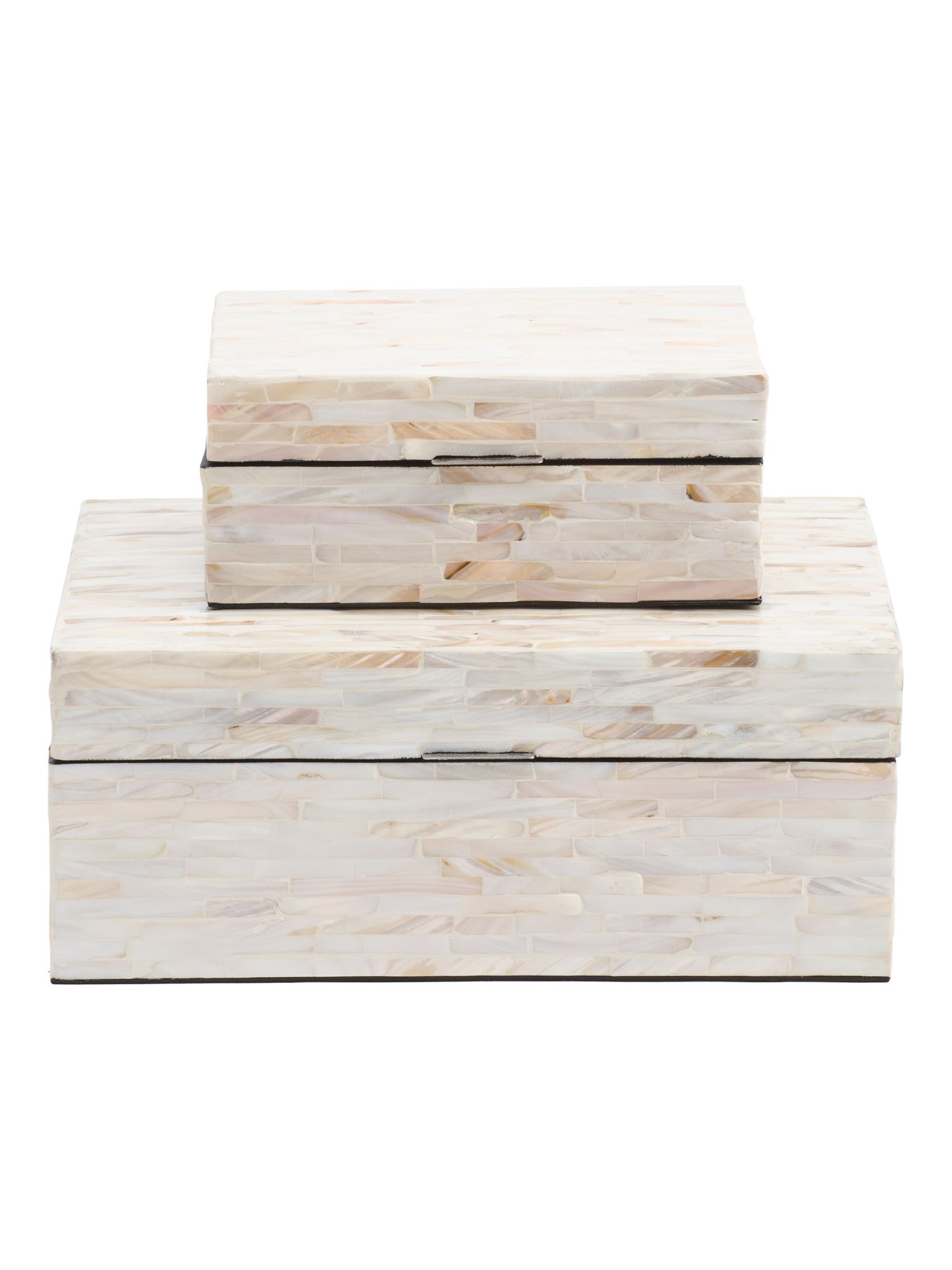 Set Of 2 Mother Of Pearl Boxes | TJ Maxx