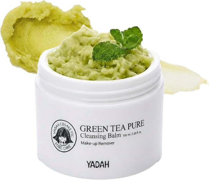 YADAH Green Tea Matcha Sorbet Cleansing Balm (3.38 fl oz) \u2013 Makeup Remover, Melting Balm wit... | Amazon (US)