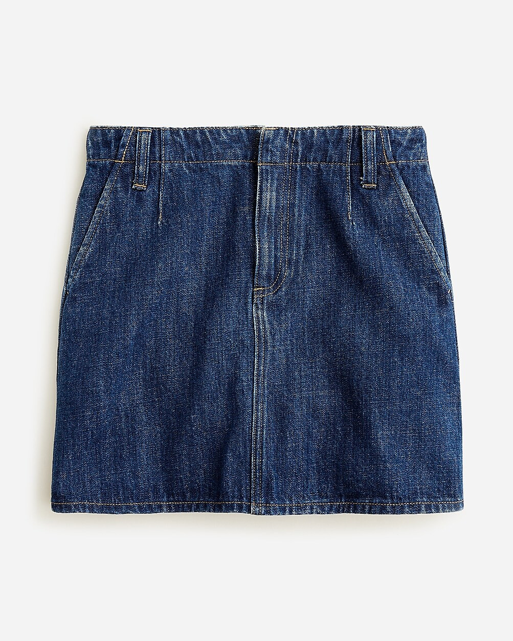 Denim mini skirt in resin wash | J. Crew US