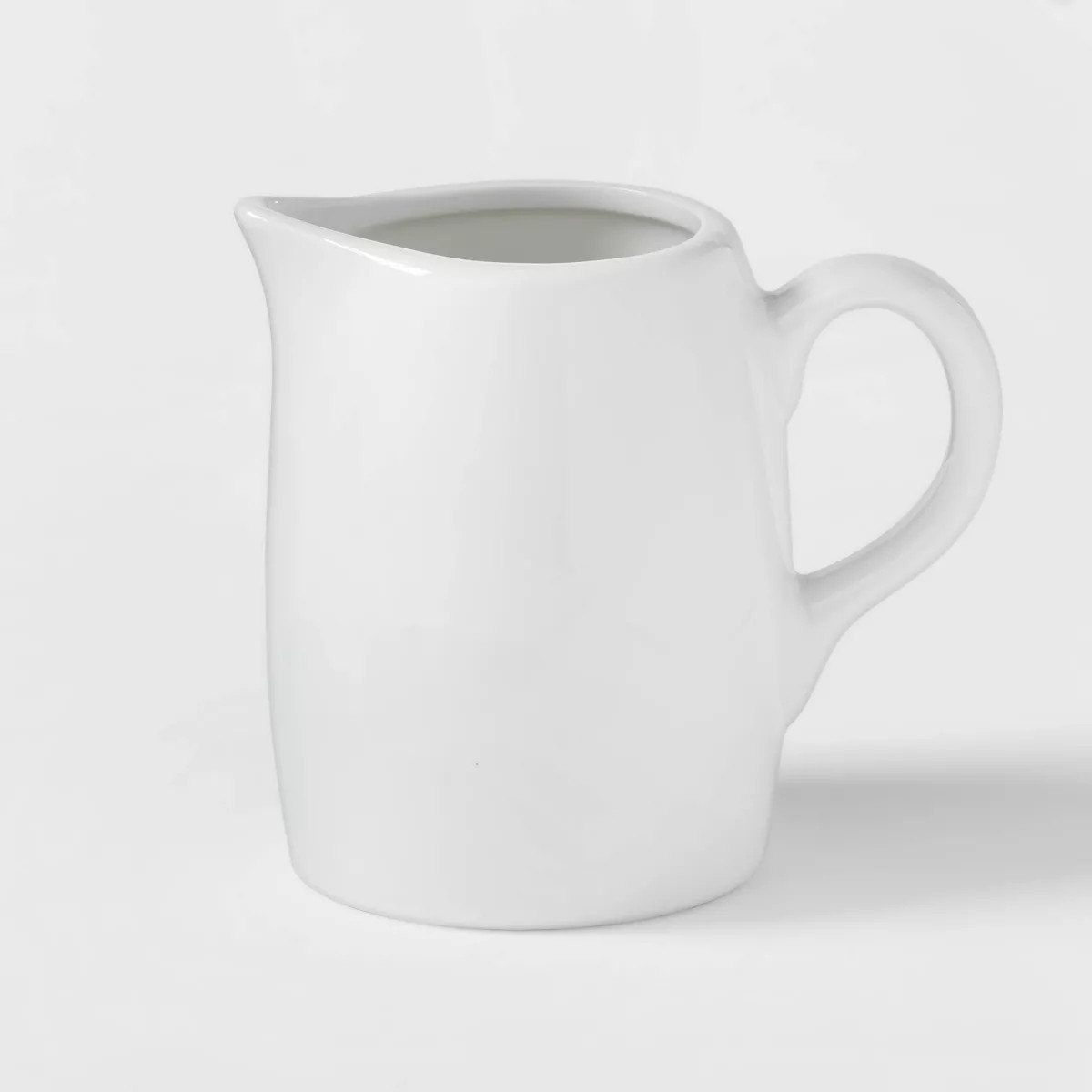 8oz Ceramic Creamer Pitcher White - Threshold™ | Target