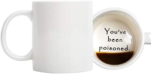 FLY SPRAY Funny Coffee Mug YOU'VE BEEN POISONED Novelty Creativity Drink Cups Unique Joke Great G... | Amazon (US)