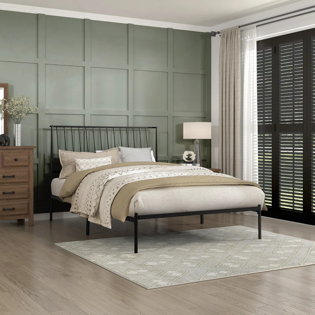 Aynsley Metal Platform Bed | Wayfair North America