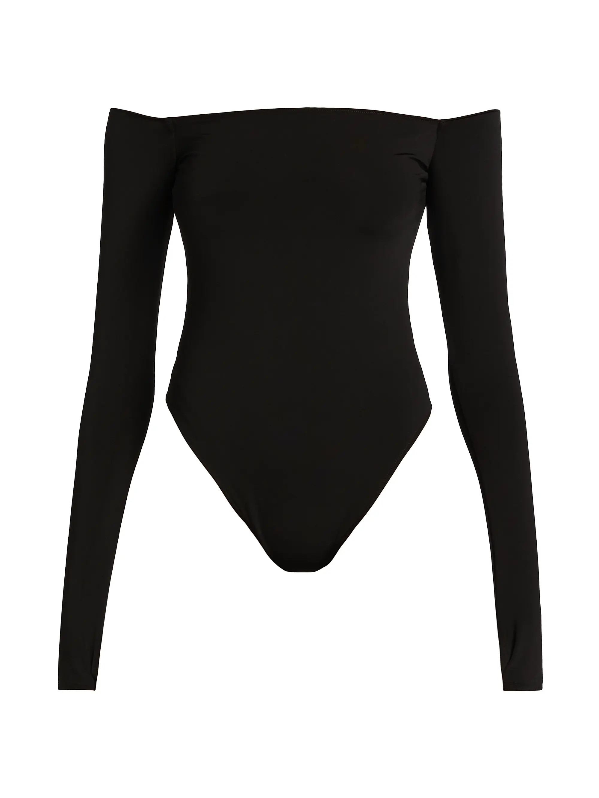 Anna Off-The-Shoulder Long-Sleeve Bodysuit | Saks Fifth Avenue