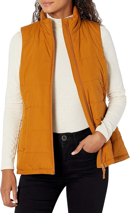 Amazon Essentials Women's Mid-Weight Puffer Vest | Amazon (US)