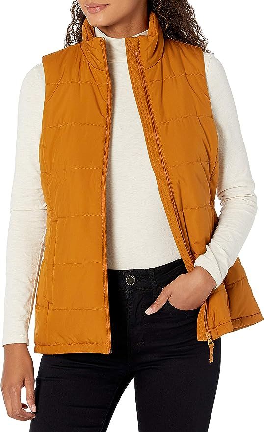 Amazon Essentials Women's Mid-Weight Puffer Vest | Amazon (US)