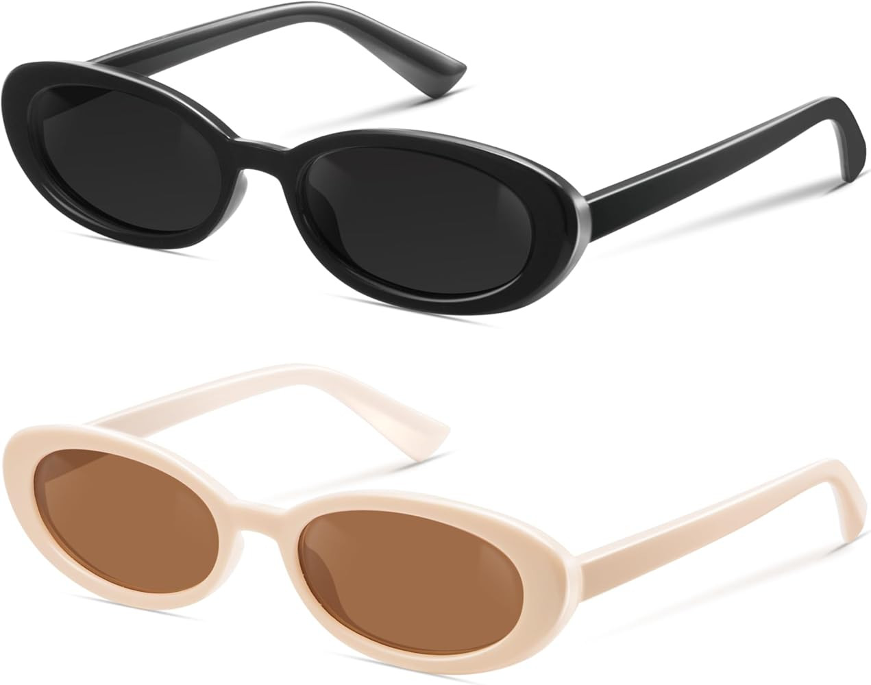 miyya Old Money Polarized Oval Sunglasses – 2025 Edition, UV400 Protection, Feather-Light Fit &... | Amazon (US)