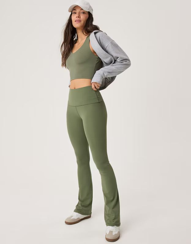 OFFLINE By Aerie Real Me Xtra Foldover Bootcut Legging | Aerie