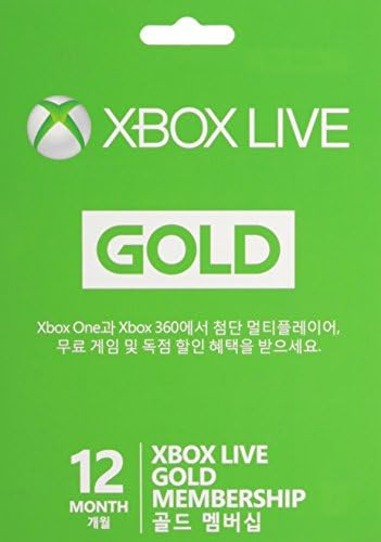 Microsoft Xbox Live 12 Month Gold Card | Amazon (US)