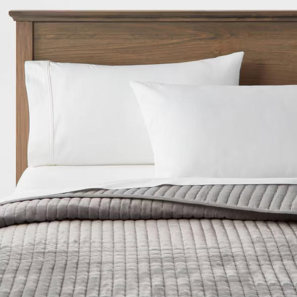 Matte Velvet Solid Quilt - Threshold™ | Target
