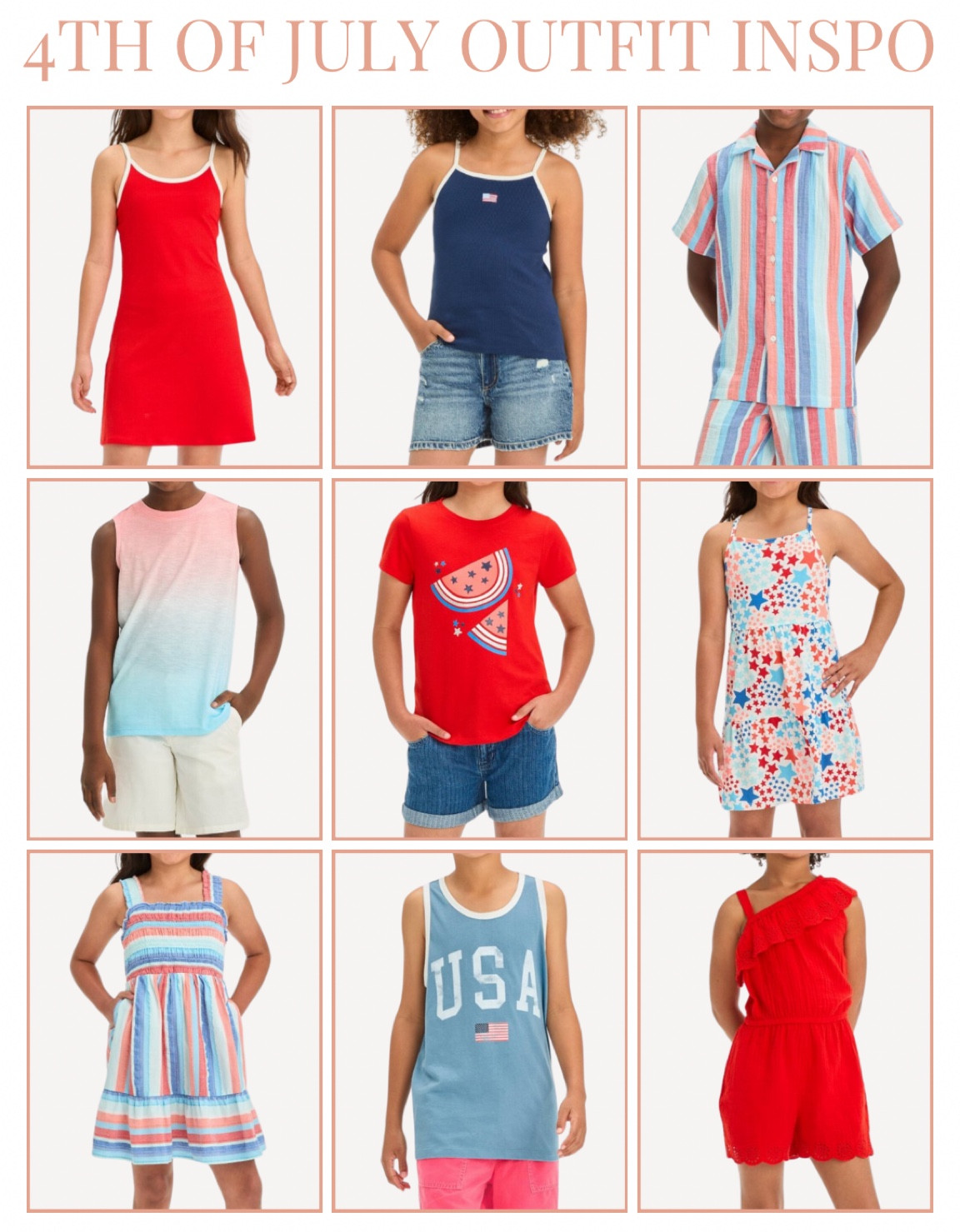 4th of July outfit inspo! 

#LTKkids #LTKfindsunder50 #LTKfamily