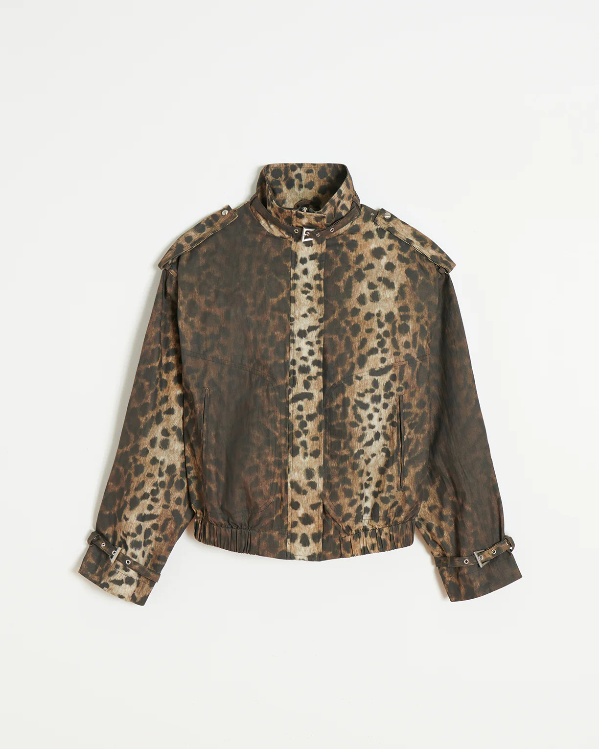 Thea Balloon Jacket Leopard | Apparis