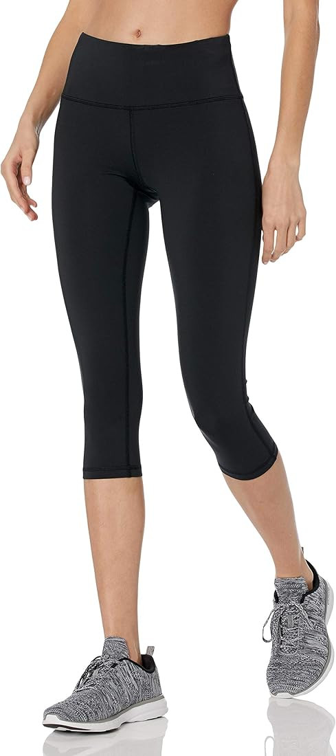 Amazon Essentials Women's Active Sculpt Mid Rise Capri Legging | Amazon (US)