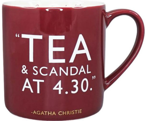 Mug Standard Boxed (14 floz) - Tea & Scandal (Agatha Christie) | Barnes & Noble