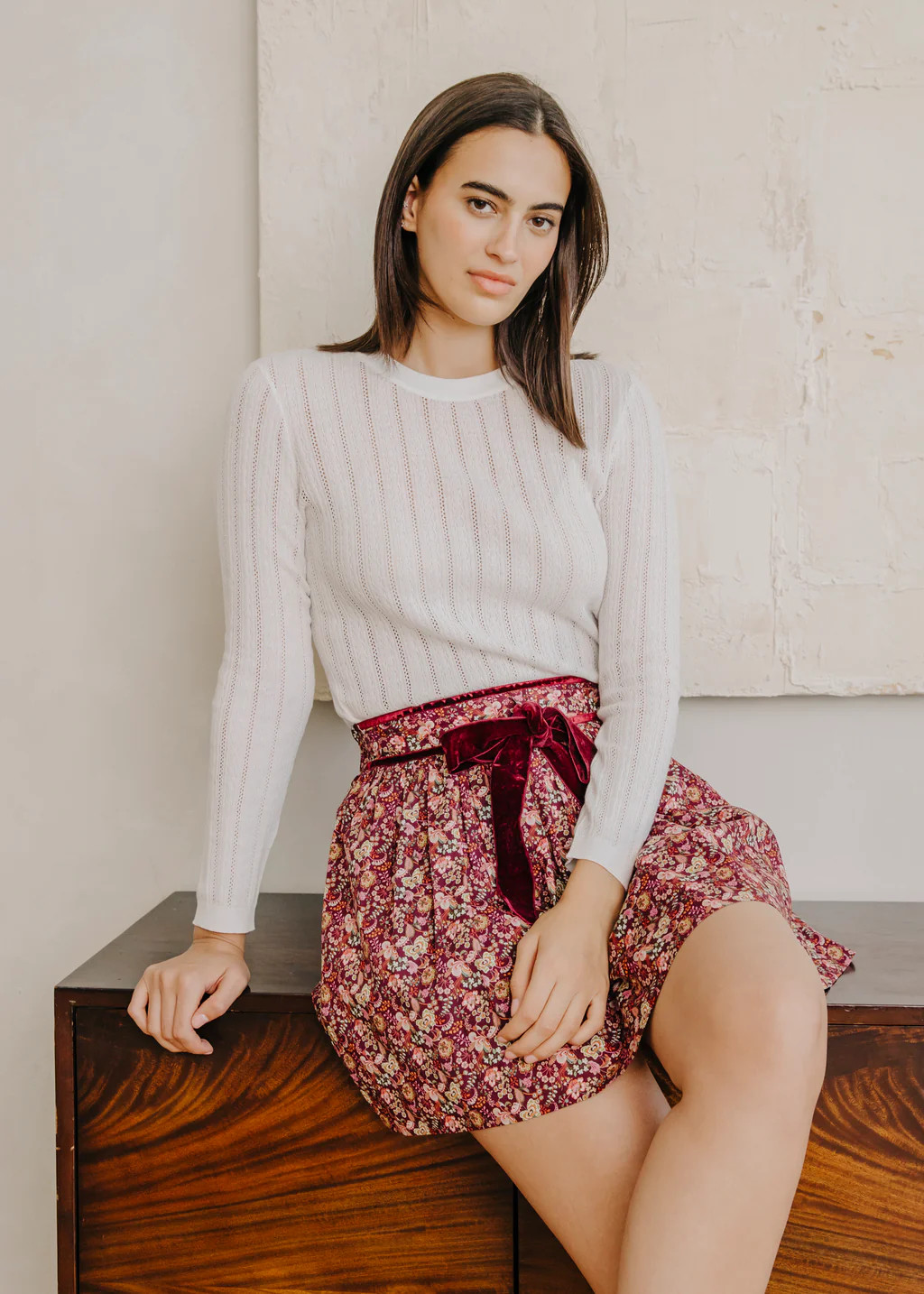 Sarafina Pointelle Knit | LOVE THE LABEL NYC (US)