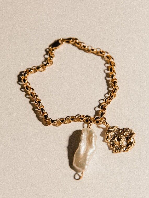 The Forbidden Love Bracelet 24K Gold Plated Bracelet Charm | Etsy | Etsy (US)