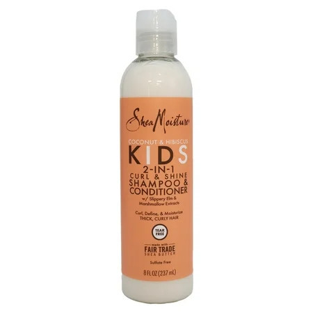 Shea Moisture Coconut Hibiscus Kids 2 In 1 Curl Shine Shampoo Conditioner 8 Oz. Pack of 3 | Walmart (US)