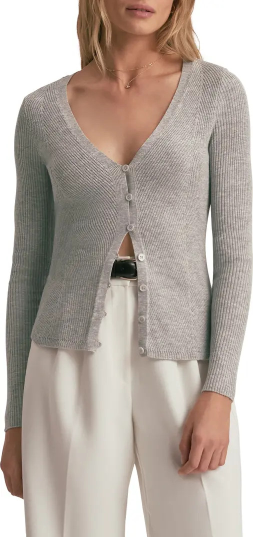 The Serena Rib Merino Wool Cardigan | Nordstrom