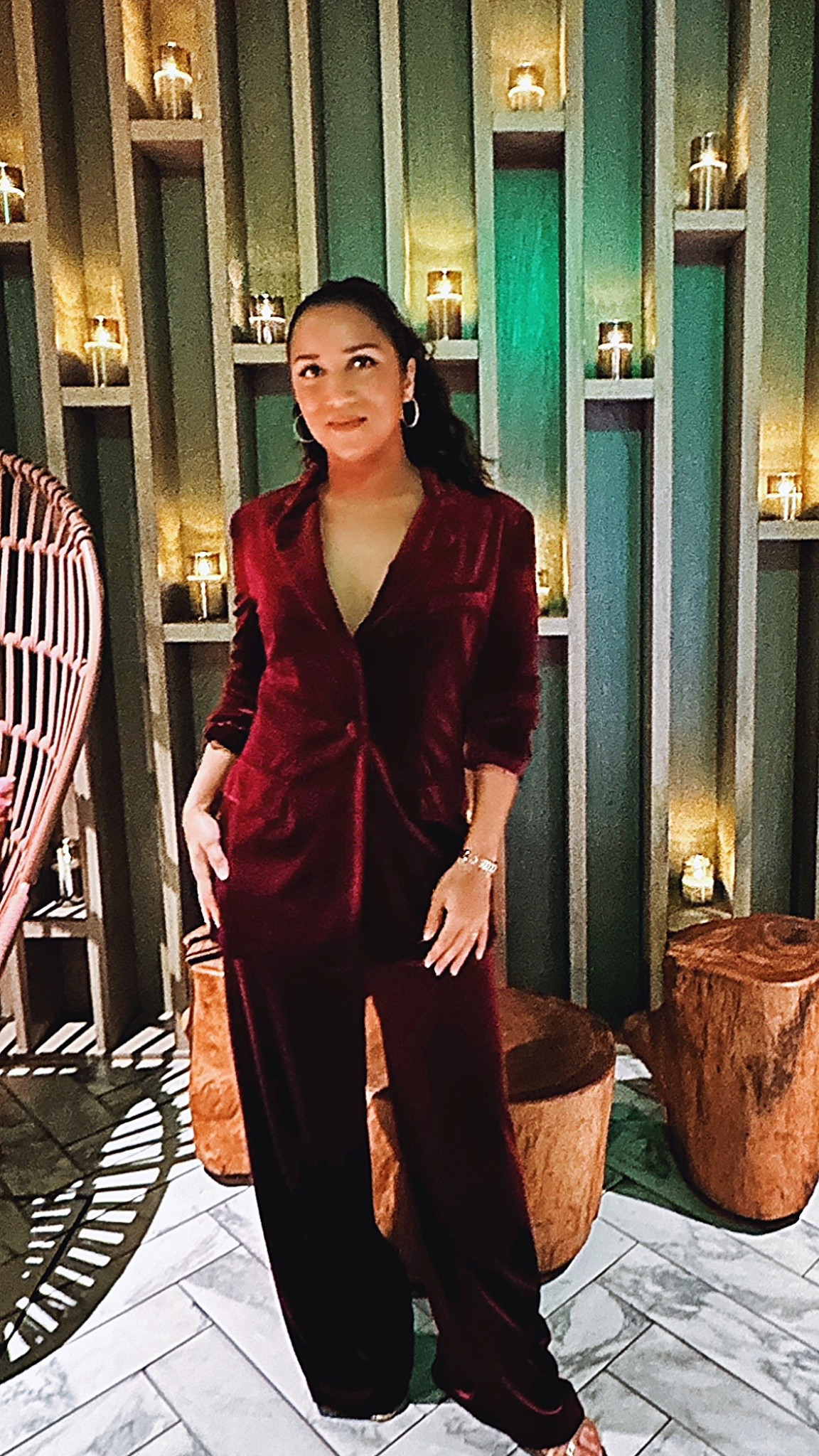 Velvet vibes only!✨ This chic pantsuit is serving luxe energy - perfect for a girls’ night out or a VDay date night. Dress it up, turn heads, repeat. 💃🏽

Valentines outfit, girls night outfit, dTe night outfit, velvet suit, velvet pants, velvet jacket, pants suit, burgundy outfitt

#LTKgrwm #LTKootd #LTKValentine