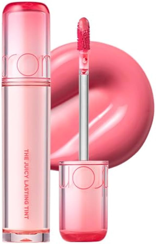rom&nd Juicy Lasting Tint | 23 Peach Peach Me | High-Shine Plumping Lip Gloss | Long-Lasting Hydr... | Amazon (US)