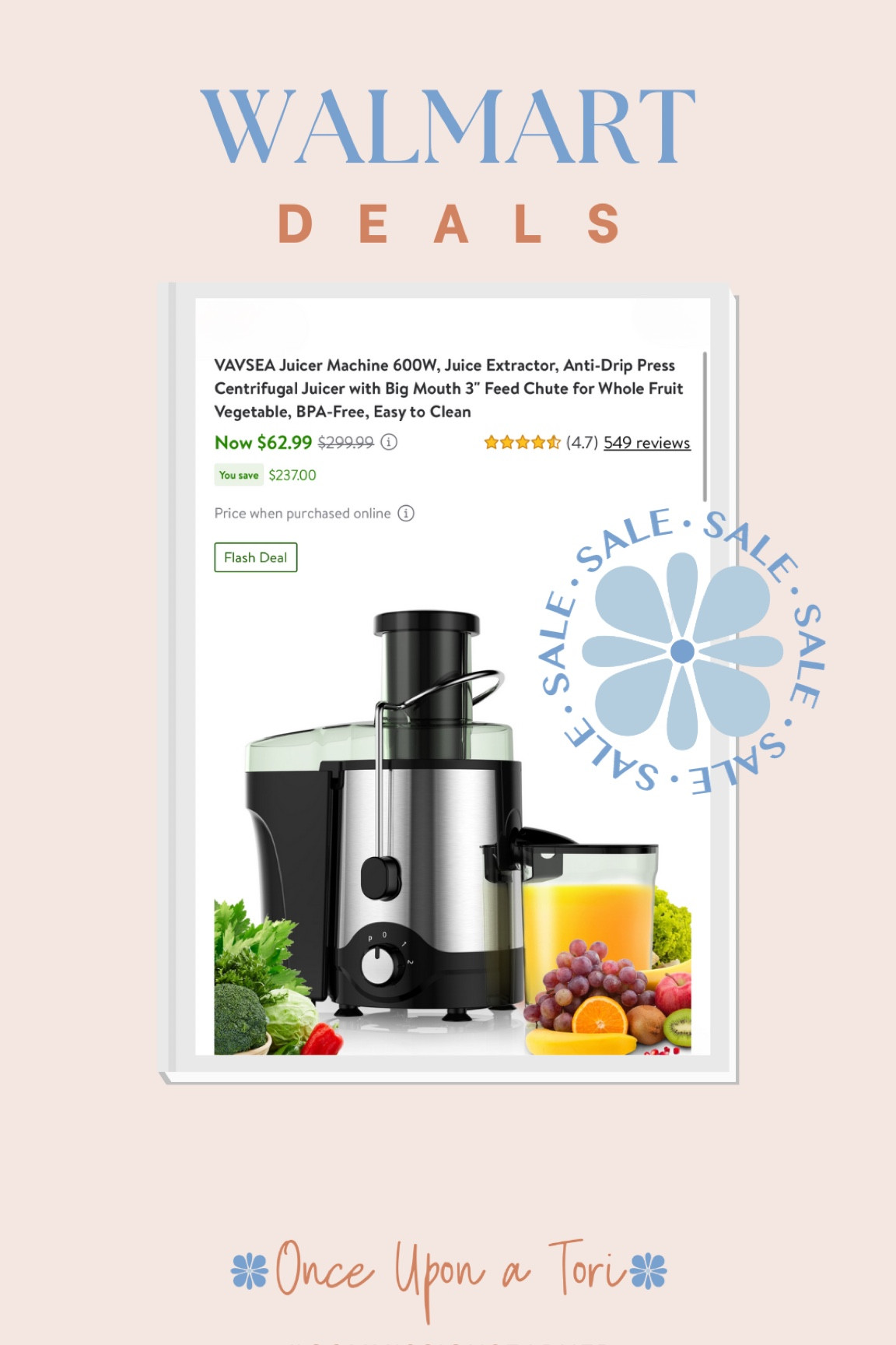 WALMART SALE: this juicer is under $100 
Say hello to fresh juice in seconds!🧃

#LTKhome #LTKfindsunder100 #LTKSale