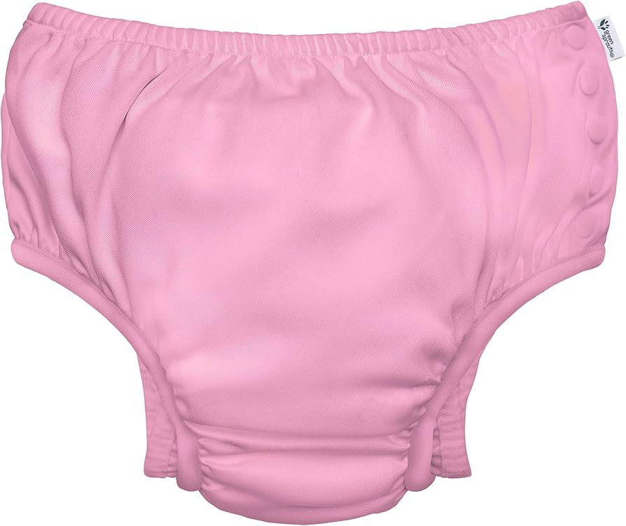 green sprouts Baby Toddler Eco Snap Swim Diaper - Pink - 3T | Amazon (US)