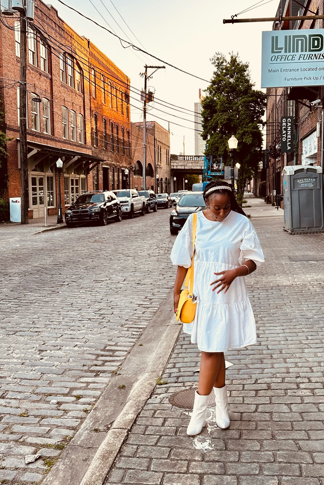 My favorite #WhiteDress! 
5’7”, Large 
Shop similar looks below. The boots listed are the exact pair I’m wearing. Click the link and choose the color bone.