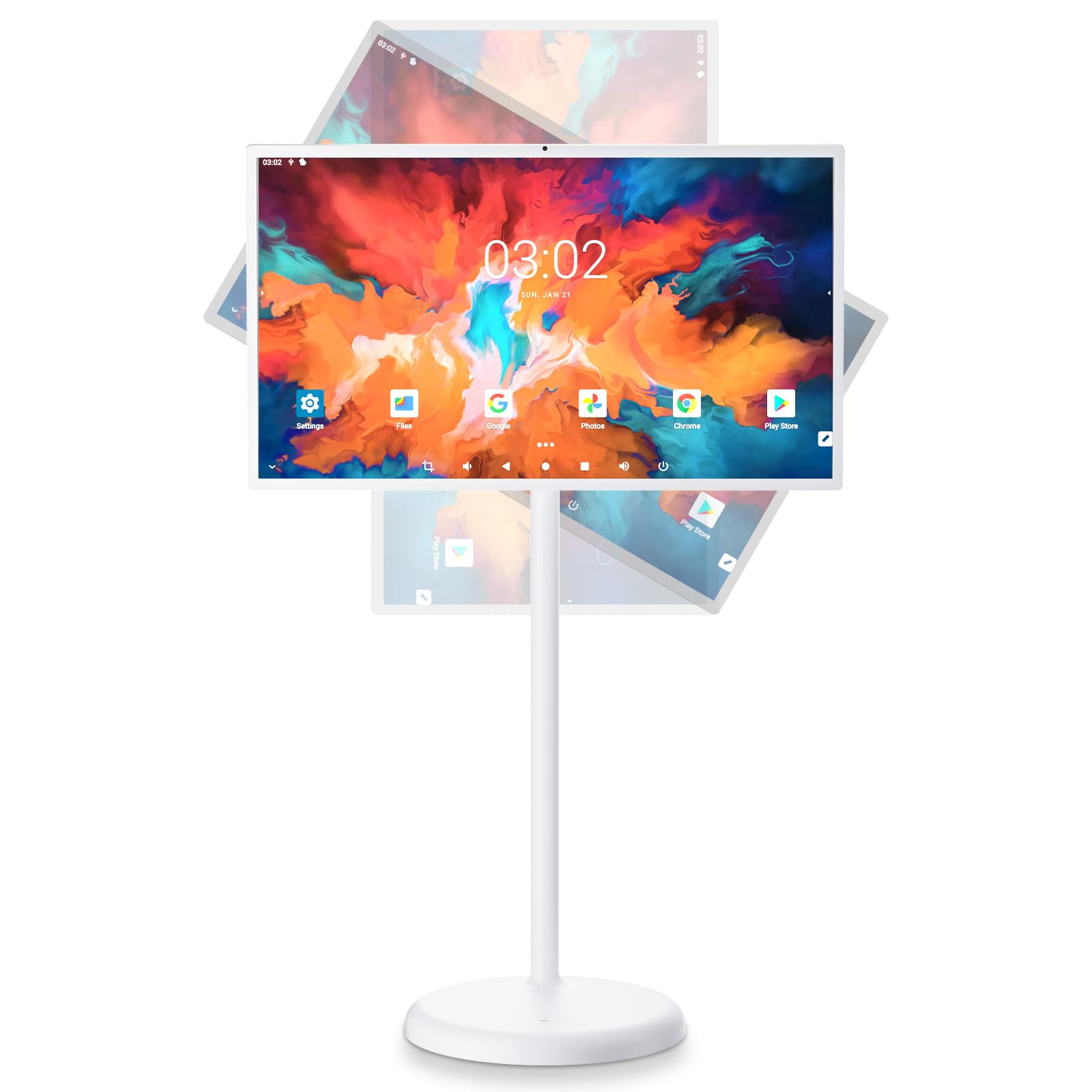 32-Inch Portable TV with Incell Touch Screen | 6G RAM+128G Storage | 1080P TV on Wheels | Bestie ... | Amazon (US)