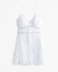 Women's Lace Slim Mini Dress | Women's The A&F Wedding Shop | Abercrombie.com | Abercrombie & Fitch (US)