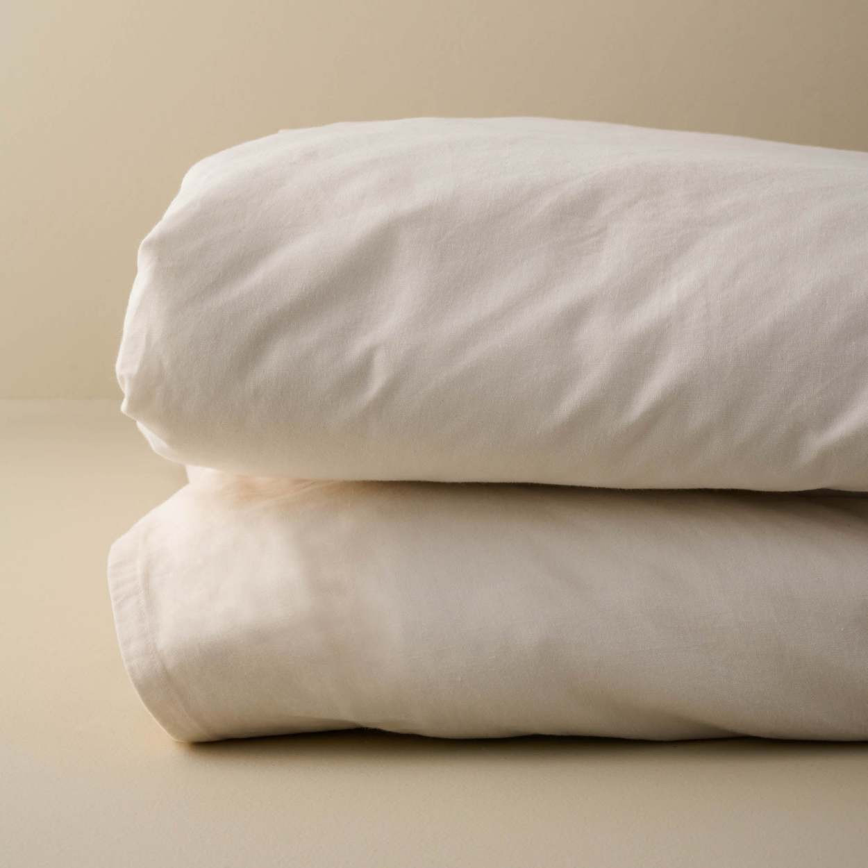 Washed Linen Cotton Duvet Cover - Antique White | Magnolia