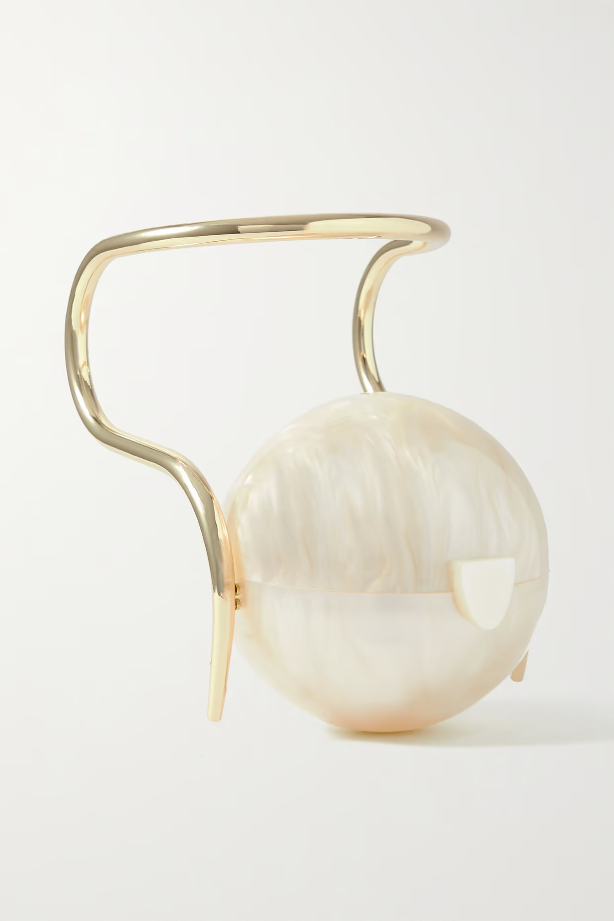 Cult Gaia - Pearl Acrylic And Gold-tone Tote - Ivory | NET-A-PORTER (US)